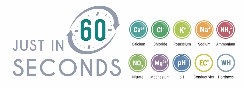 10 paramètres mesurés en 60 secondes